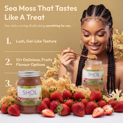 Strawberry Seamoss Gel 16oz